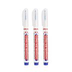 White Marker Pens 0.7/1.0/2.5mm Waterproof Oily Permanent Paint Pen Markers for Wood Rock Plastic Leather Glass Metal Ceramic