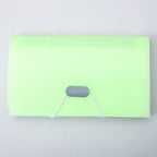 A6 Expanding File Folder Buckle Wallet Organ Bag Documents Folders Organizer File Pouch Bill Folder Family School Office Binder