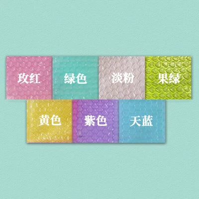 100pcs Love Heart Shaped Bubble Mailers Envelope Protective Wrap Plastic Shockproof Bag Foam Packing Bags Cushioning Bag