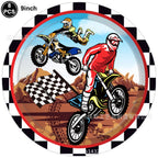 Motorcycle Dirt Biker Birthday Party Supplies Motocross Dessert Paper Plates Cups Napkins Disposable Tableware Favor For Boys