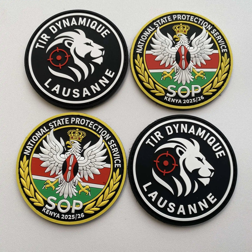 Custom Logo PVC Emblem Durable Waterproof Lapel Badge - Medalla Chalina Decorative Pins for Clothing Accessory