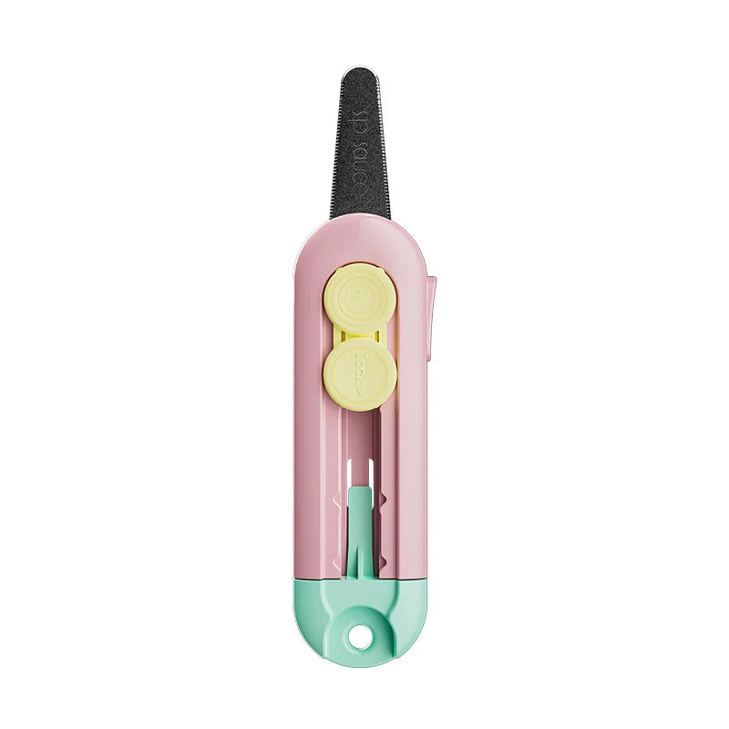 Portable Magnetic Utility Knife Mini Box Opener Letter Cutter Paper Cutting Tool Safety Retractable School Office Stationery