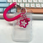 Kpop Photocard Holder Photo Display Holder With Star Keychain Idol Picture Protector Sleeves Credit ID Cards Protective Case