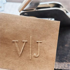 Customize Embossing Stamp Wedding Monogram Embosser Stamp,Personalized 2 initials Embosser Stamp,Wedding gift,hand held embosser