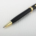 Luxury Metal Rollerball Pen 0.7mm Blue Ink Steel Gold Business Signature Pens for School Office Writing Supplies Stationery