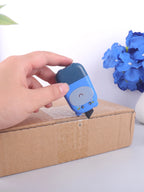 Cute Animal Roller Privacy Stamp - Panda Hippo Tiger Security Inkless Stamp for Identity Protection, Mail, Documents, Office Use