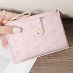 Ultra-Thin Zipper Card Wallet for Cash ID Credit Cards Coins, Lightweight Portable Pocket Money Holder