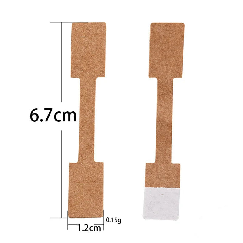 100pcs Paper Small Ring Price Tags Stickers Necklace Bracelet Blank Price Labels Display Diy Jewelry Packaging Making Supplies
