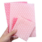 10pcs/lot Pink Thickening Bubble Mailers Items Envelopes Protect Bubble Padded Waterproof Collision Resistant Bubble Wrap Bag