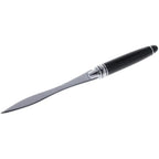 Metal Letter Opener Knife Black Smooth Durable Envelope Cutter for Office Home and Daily Mail Handling Tasks