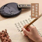 Chengni Inkstone Natural Original Stone Multi Functional Four Famous Students Table Grinding Ink Calligraphy Supplies Plate