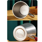 300ml Mug 304 Stainless Steel Double Layer Mug Coffee Cup Creative Water Cup Insulated Beer Cup Stainless Steel Cup Drinkware