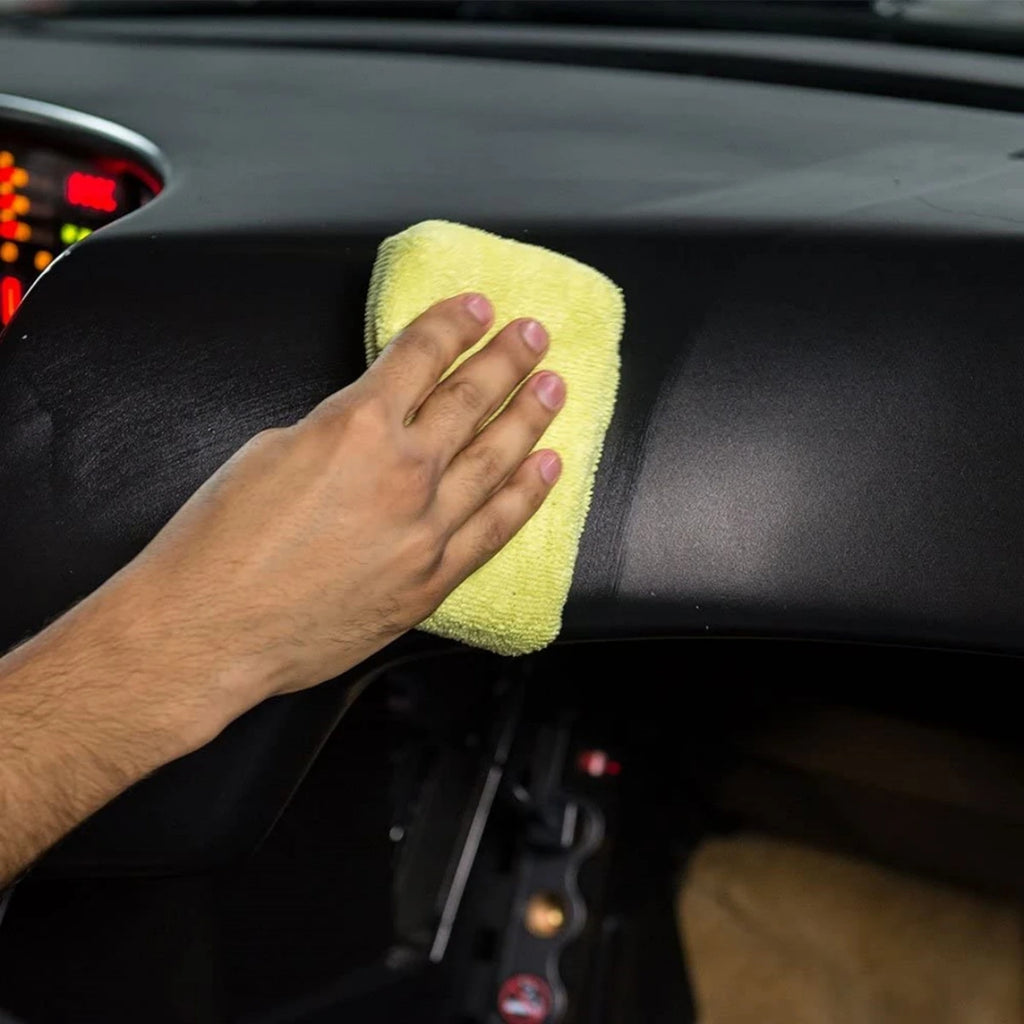 8PCS Microfibre Car Wax Applicator Pads Soft Auto Detailing Wax Sponge Rectangle Foam Car Paint Care Polishing Pad Auto Cleaning