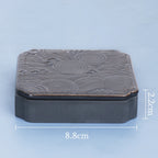 Calligraphy Ink Stone Natural Raw Stone Inkstone Brush Writing Painting Inkstone Vintage Students Multifunctional Ink Cartridge