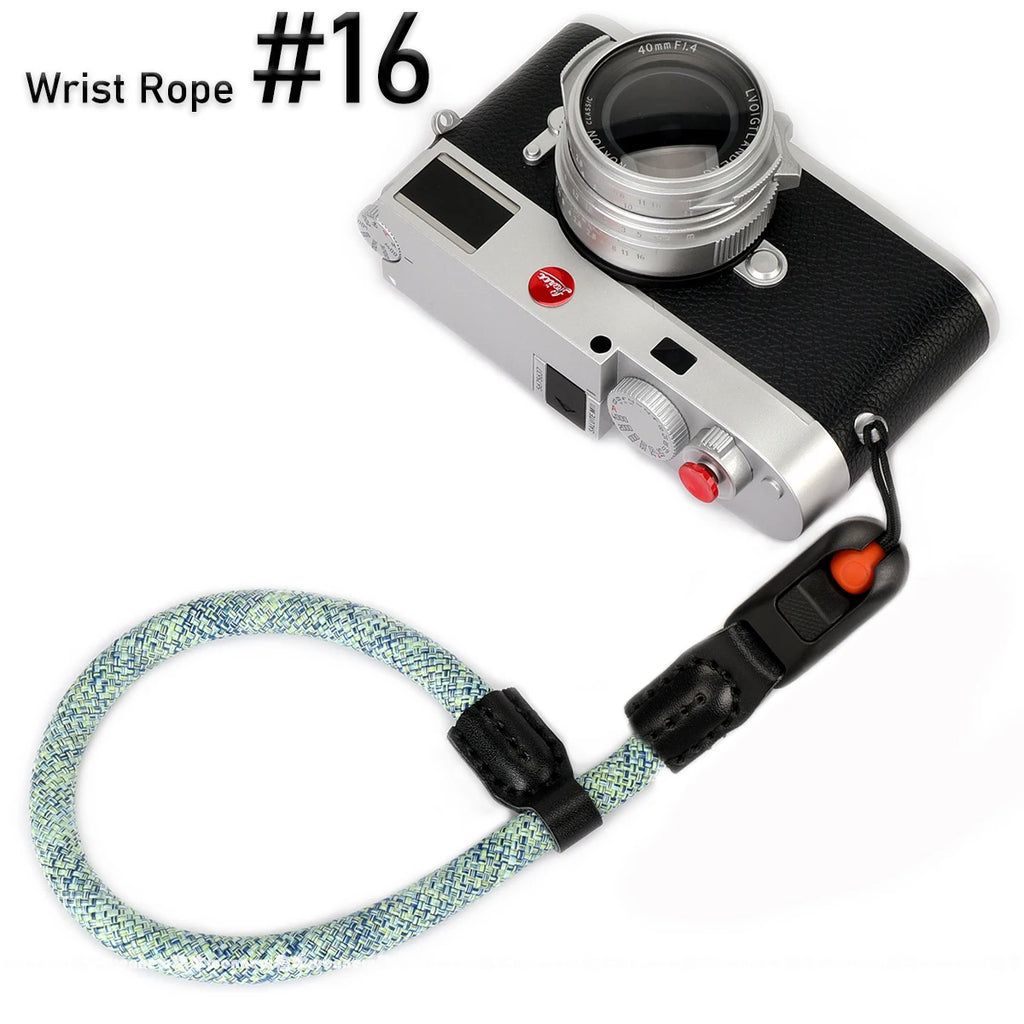 Quick Release Beads Round Rope Camera Shoulder Strap Lanyard for Canon Nikon Panasonic Sony Fujifilm Neck Strap Wrist Strap