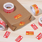 250Pcs/roll  Fragile Warning Sticker Care Shipping Special Tag Useful Shipping Express Label Handle With Care Keep