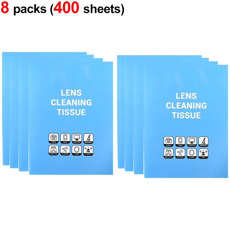 Lens Cleaning Tissue Paper Lens Cleaner Papers Tissue for Microscope Camera Len Glasses Computer Screens Electronic Screens