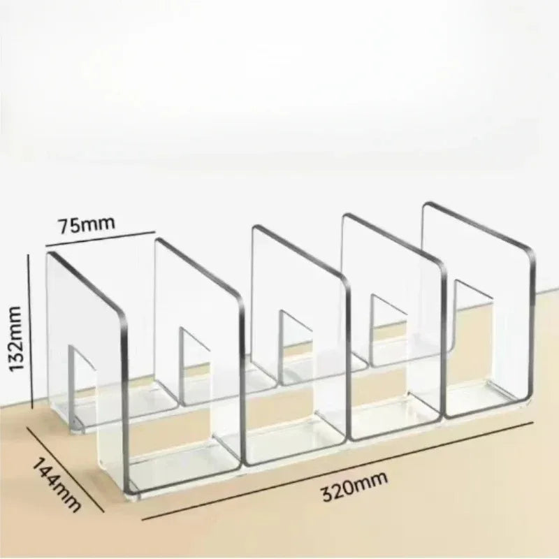 1pc Acrylic Children'S Shoe Organizer, 4-Compartment Transparent Shoe Rack,Baby Shoe Storage Shelf, for Various Room Types