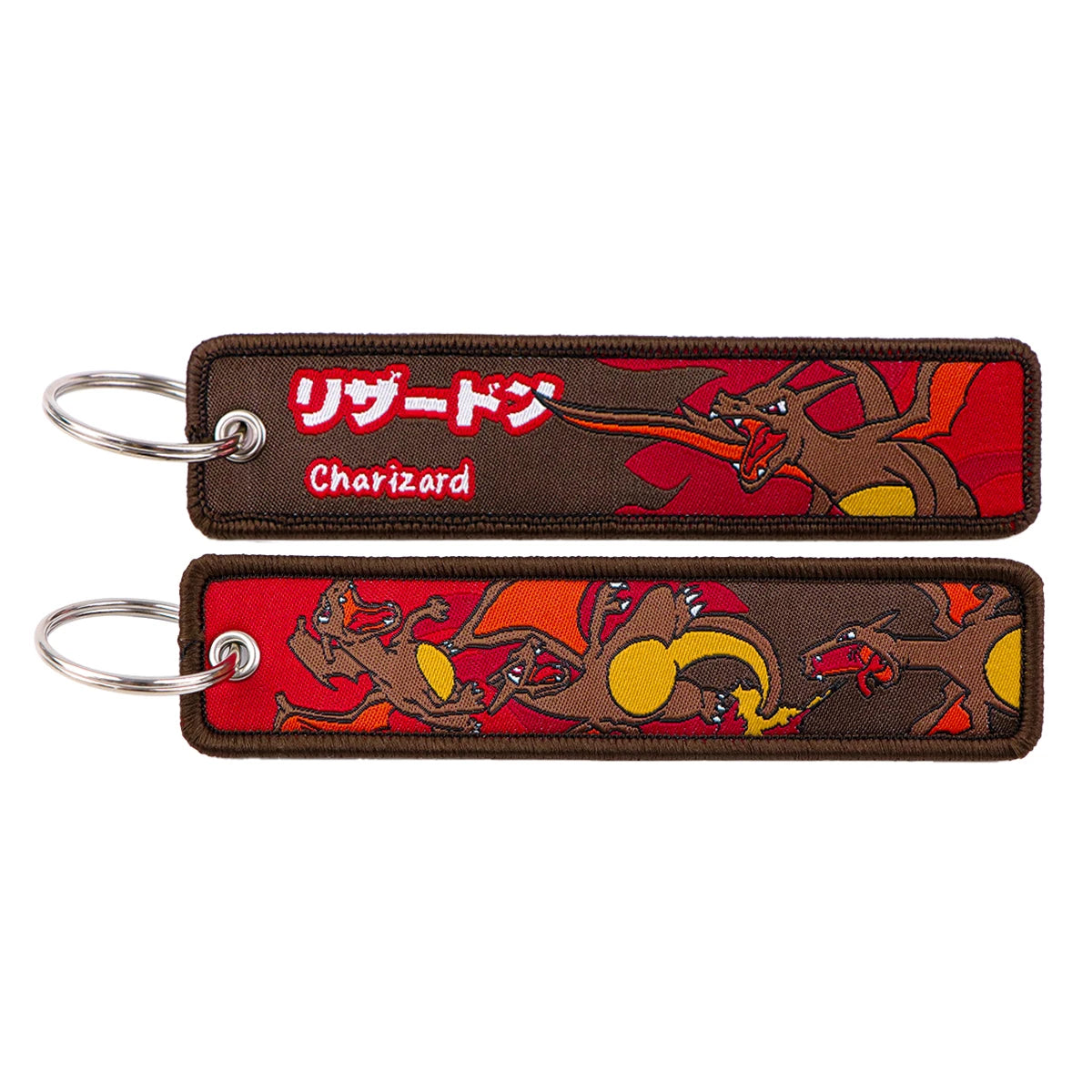 Kawaii Japanese Elf Anime Embroidery Key Fobs Key Tag Motorcycles Cars Backpack Chaveiro Keychain Fashion Keyring Friends Gifts