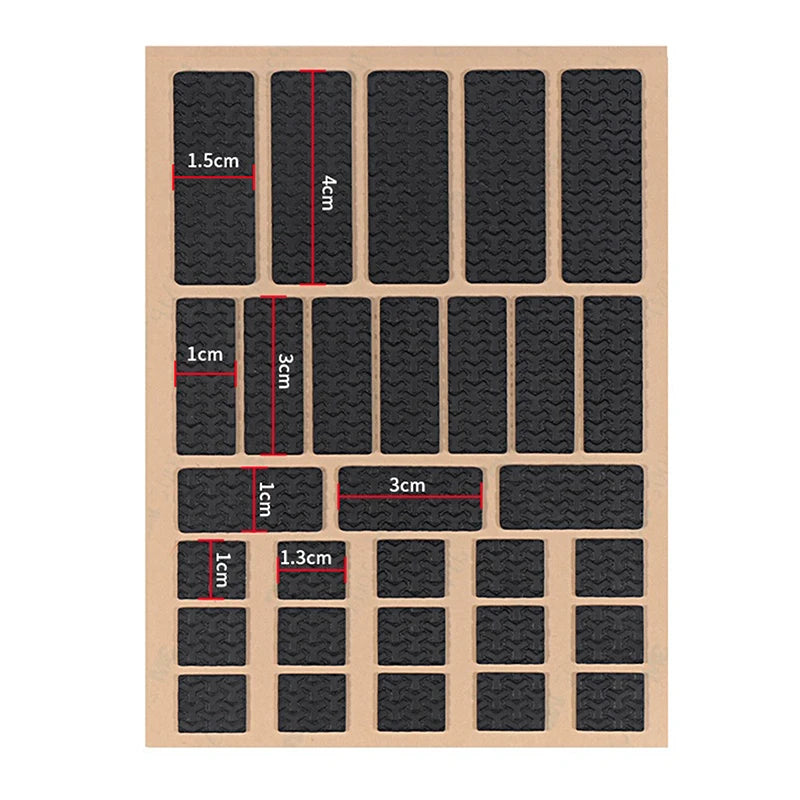 DIY Anti-Slip Wear-Resistant Universal Style Mouse Sticker Wireless Gaming Sweat-Proof Mouse Grip Sticker Tape