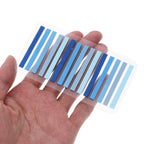 4Set Reading Tabs Ultra-Thin Repositionable Index Tabs Writable Colored Book Flags for Study Notes File Classification