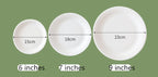 50pcs Paper Plate, Disposable Party Tableware, Bone Spitting Plate, Picnic Plate, Children's Drawing Diy White Cardboard, Decora