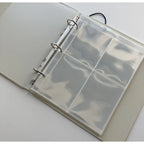 A5 3 Ring Binder Kpop Photocards Holder Photo Album Pocket Sleeves Clear Photo Card Collect Book Loose-leaf Binder Sheet Inserts