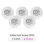 Alikisscafe Espresso Puck Screen 0.2mm Thickness 51mm 53.5mm 58.5mm Reusable Stainless Steel Heat Resistant Mesh Barista Tools