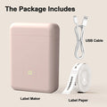 Label Maker Machine with Tape Portable Printer Mini Thermal Printers Self-adhesive Sticker for School Home Office Organization