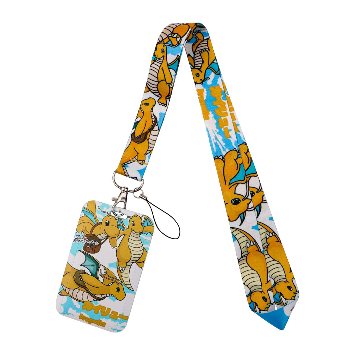 Cute Anime Monster Lanyard Card Holder Colorful Neck Strap for Key ID Card Phone Straps Badge Holder Key Ring Accessories Gifts
