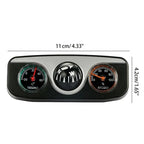 3-in-1 Multifunctional Vehicle Compass, High Precision, with Thermometer ABS Adhesive Navigation Ball for Ships, Vehicle Tools