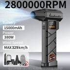 2800000RPM Jet Blower Super Powerful  Wind Pressure Electric Compressed Air Cordless Vacuum Cleaner/Car Emergency Power Supply