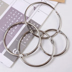 1-10PCS Binder Rings Loose Leaf Metal Book Ring Album Scrapbook Binders Craft Photo Organizer Keychain For Home Office