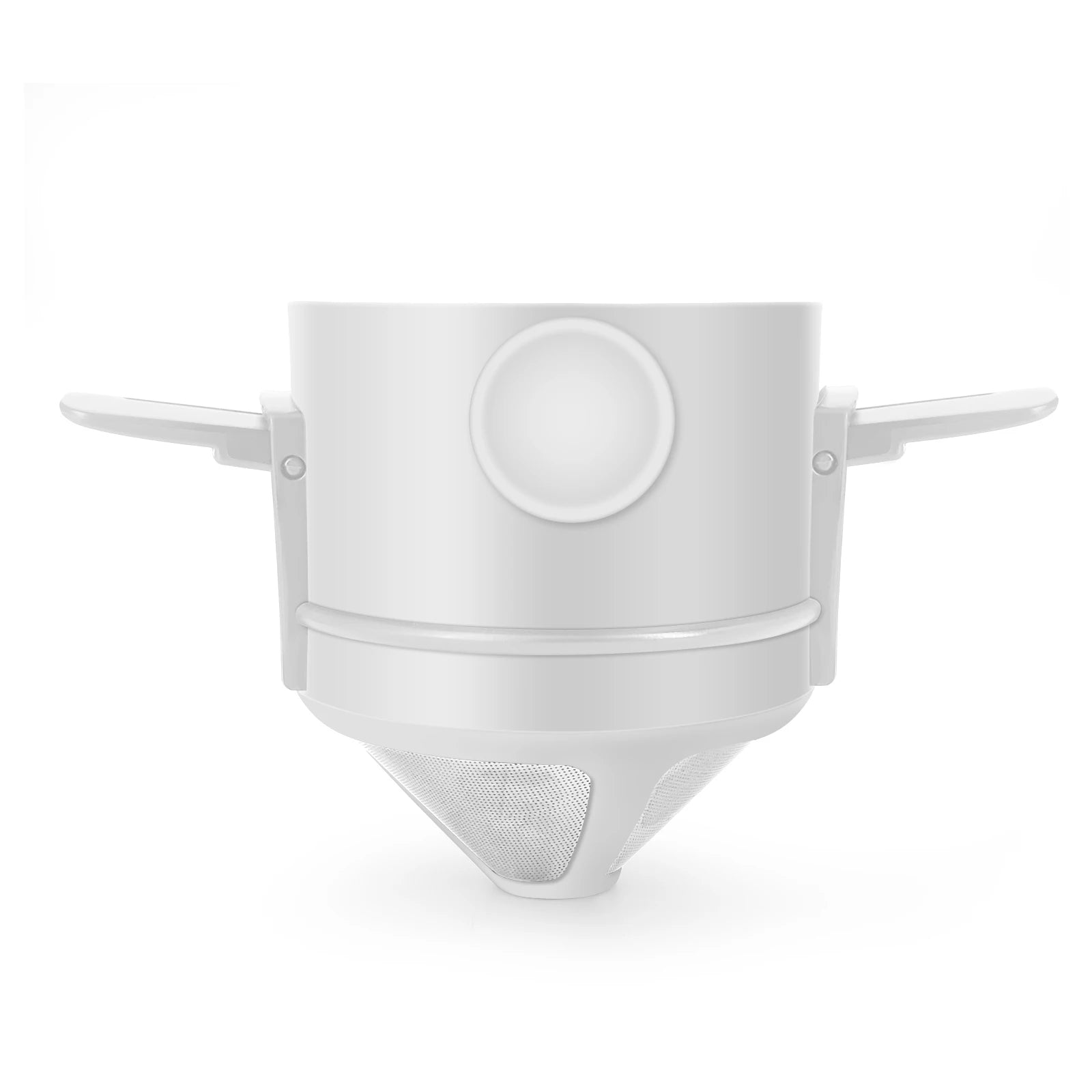 Folding Hand Brewed Coffee Filter Coffee Dripper Cone for Drip Coffee and Tea with Stainless Steel Holder No Filter Paper