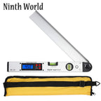 2025 Hot Sale 400mm/16inch  0-225 Degree Protractor Spirit Level Digital Angle Finder Gauge Meter Angle Finder with Level Bubble