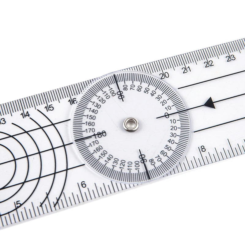 0- 360 Degree Goniometer Angle Medical Spinal Angle Ruler Angle Inclinometer Ruler Protractor Angle Finder Measuring Tools New