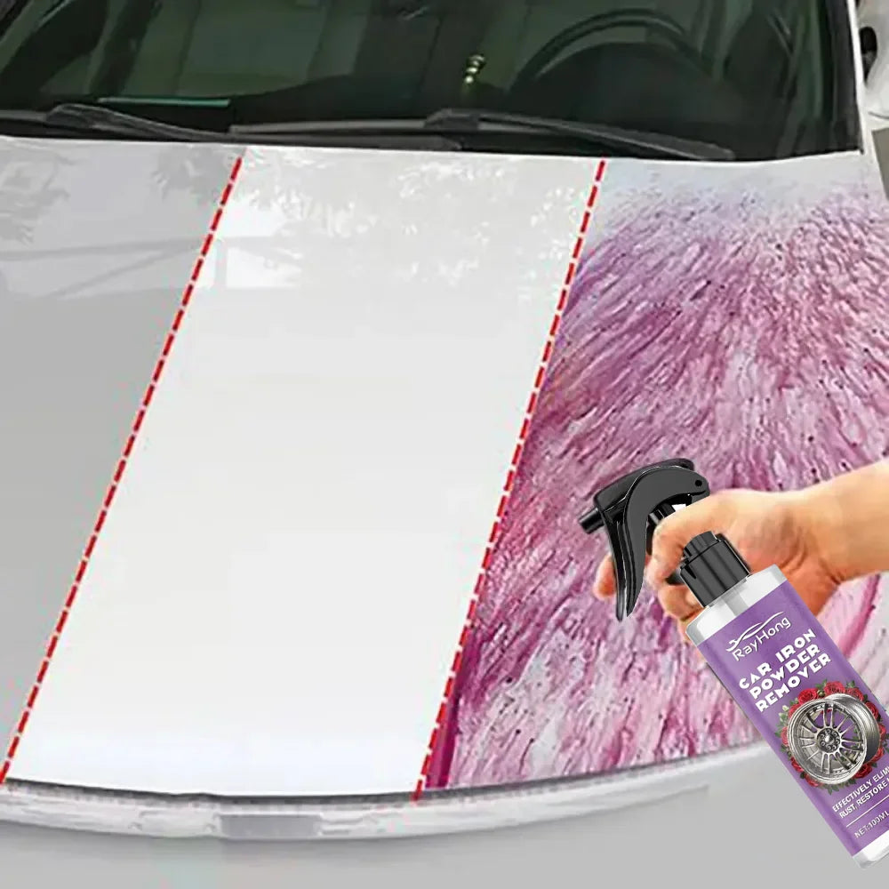 Car Paint & Wheel Iron Particles Powder Cleaning Super Rust Dust Remover Spray Metal Surface Defender Auto Rim Cleaner