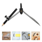 Compass Geometry For Drafting Drawing Tool Math Set Metal Tools Woodworking Professional for Kids Compas Student