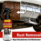 Large Capacity Powerful Car Rust Remover Spray - Exhaust/Wheel Care, Metal Powder Remover.