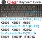 Keyboard Cover for ASUS Vivobook 15 Pro 15X OLED GO S S15 N6506 S5507 S5506 M5506 X1505 M1505 K3504 Silicone Protector Skin Case