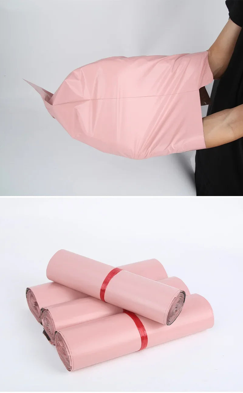50Pcs/Lots Courier Bag Envelope Packaging Delivery Bag Waterproof Self Adhesive Seal Pouch Mailing Bags Plastic Transport Bag