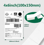 4x6 Thermal Labels for Shipping Label Printer 100pcs 500PCS White Mailing Labels 4x6 Direct Thermal Labels Fanfold BPA Free