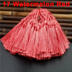 100pcs/lot 13cm Tassel Silk Fringe Silky Floss Bookmark Tassels Mini Tassels For DIY Craft Jewelry Making Souvenir Bookmarks