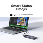 UGREEN Uno USB C HUB 6-in-1 4K60Hz PD100W 10Gbps USB3.2 Splitter Adapter for Laptop Macbook Pro Air USB Expander Docking Station