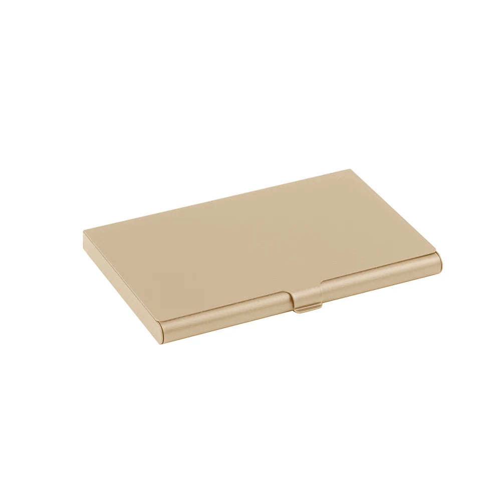 Men Business Card Case Aluminum Alloy Credit Card Holder Metal ID Cards Box Cover Women Credit Business Card Holder Case