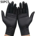 Portable Black Composite Nitrile Rubber High-Elasticity Disposable Gloves Food Work Latex Gloves Cleaning Waterproof Gloves