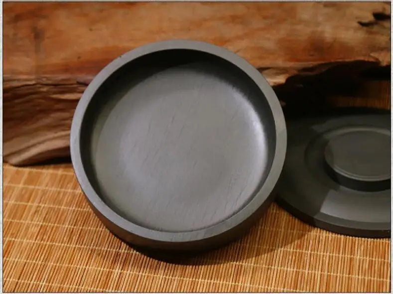 5-8 Inches Natural Inkstone Calligraphy Writing Ink Stone Traditional Chinese Painting Inkslab Multifunction Ink Grinding Plate