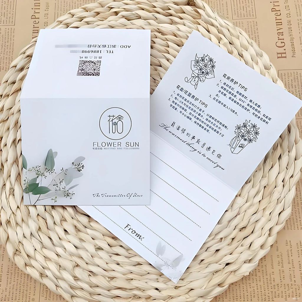 100/200pcs Customized Business Cards with Logos Personalized Thank-you Card Customization Business Cards Party Invitation Cards