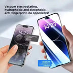 Dust Free Easy Installation HD Screen Protectors For iPhone 18 Pro Max 17 Pro Max 16 Pro 15 14 13 12 11 XR X Air Tempered Glass