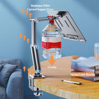Oatsbasf Laptop Stand Clamp Tablet Hightening Support Holder Book Bracket Desktop Bed Lazy Stand 360°Rotating Hight Adjustable